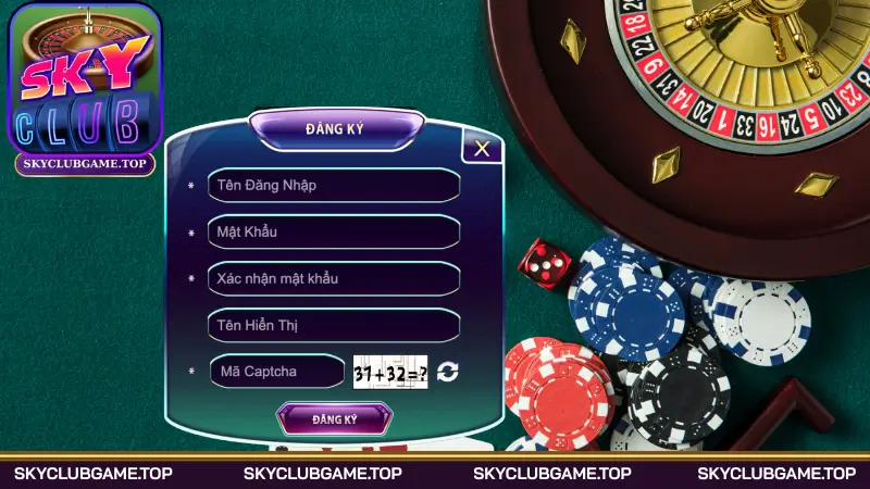 Hướng dẫn cách đăng ký cổng game Skyclub