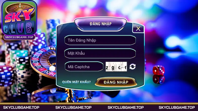 Hướng dẫn đăng nhập Skyclub
