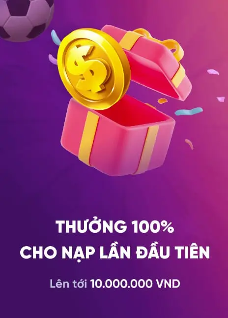 Skyclub thưởng 100% cho làn nạp đầu