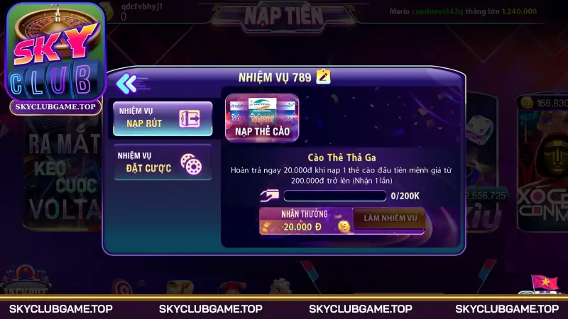 Tổng hợp khuyến mãi khủng tại Skyclub trong năm 2025